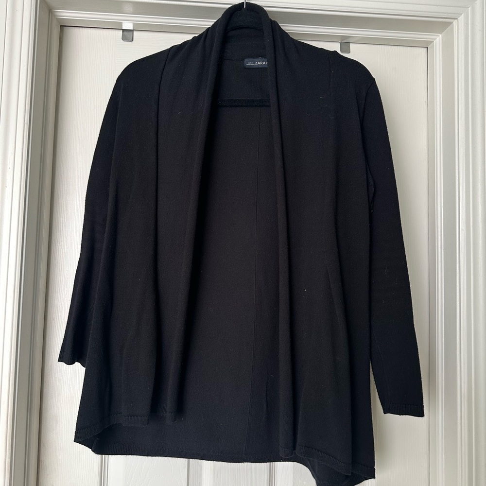 Zara open front cardigan